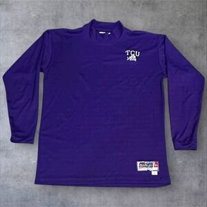 Vintage 90s‎ TCU Horned Frogs Pro-Line Starter Pullover Shirt Purple S